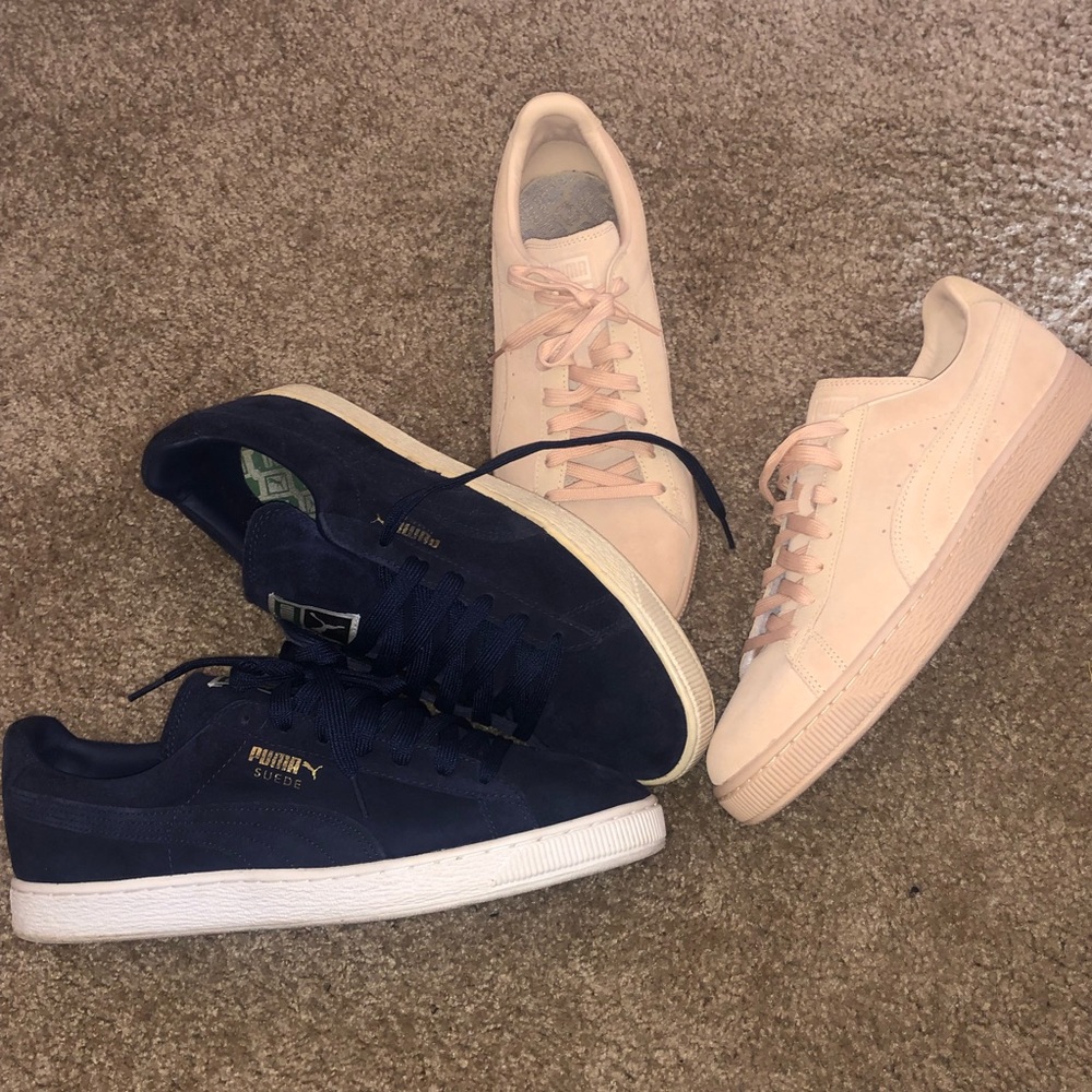 BOTH PAIR OF Puma Suede Classics